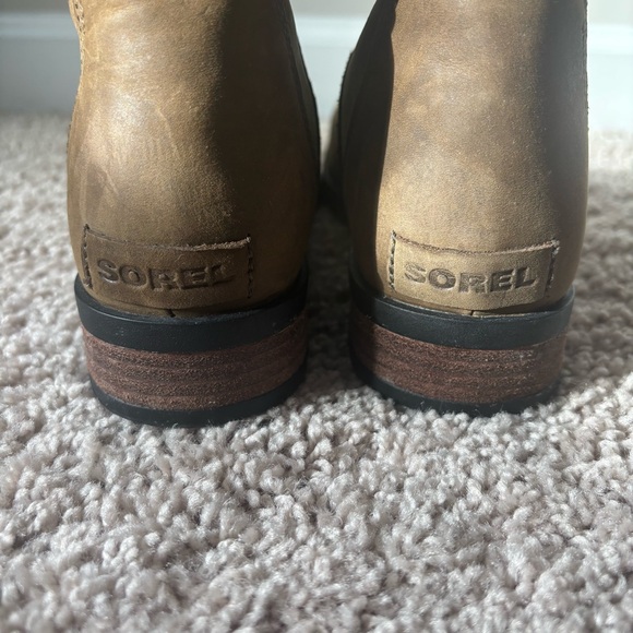 Excellent Condition Sorel Emelie Mid Calf Waterproof Leather Boots - Picture 5 of 8